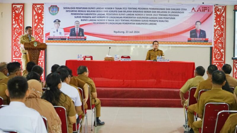 Pj. Bupati Gutmen Buka Sosialisasi Perbu Nomor 6, 8 dan 9 Tahun 2023