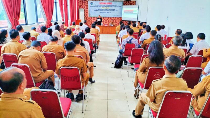 Pemkab Landak Gelar Sosialisasi Anti Korupsi Bagi Pelaku Pengadaan Barang/Jasa