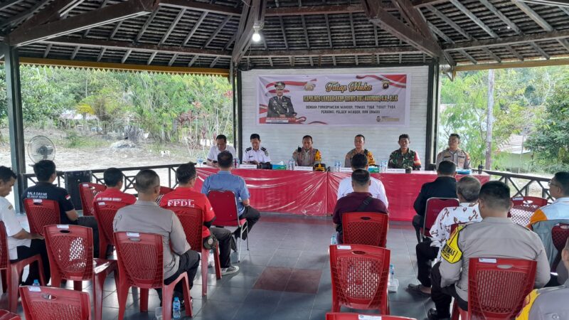 Awali Tugas, Kapolres Landak Kunjungi Polsek Mandor