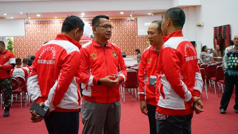 Gutmen Resmi Membuka Kegiatan Pendidikan dan Pelatihan Paskibraka Kabupaten Landak Tahun 2024