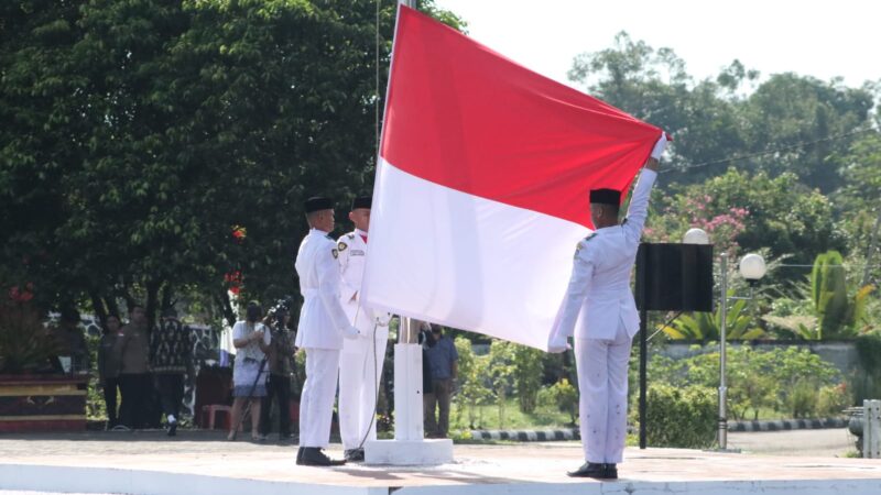 Gutmen  Pimpin Upacara Peringatan HUT ke-79 RI