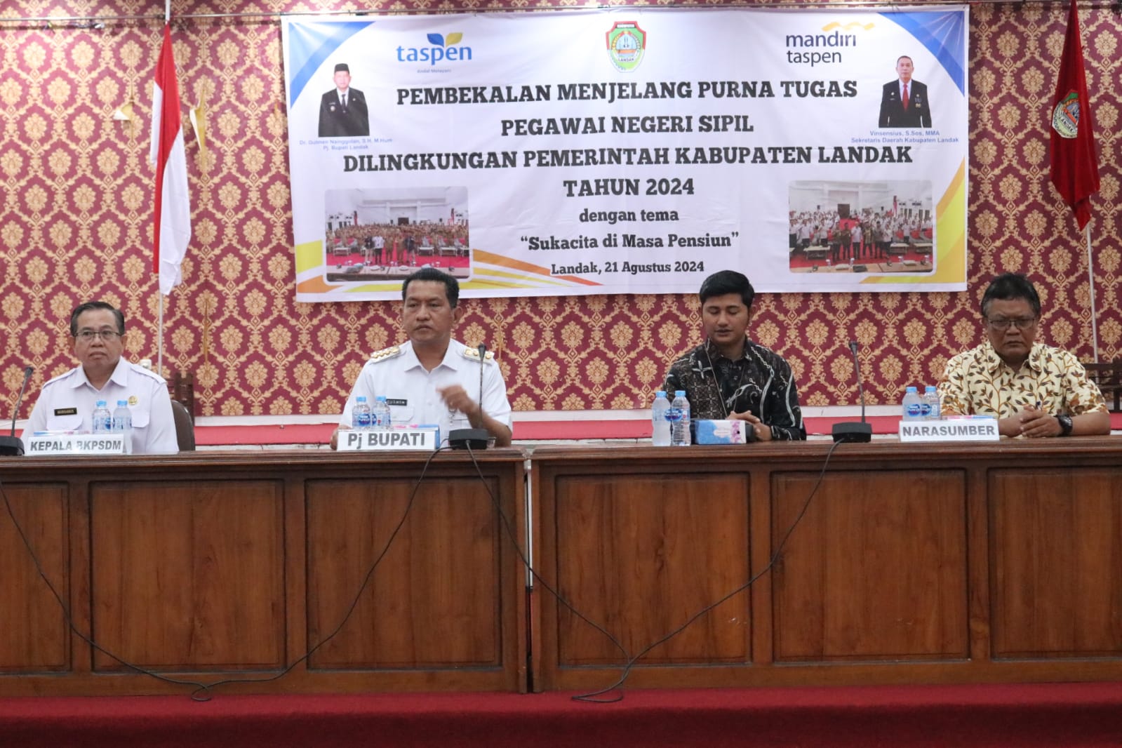 Gutmen Membuka Pembekalan Purna Tugas PNS
