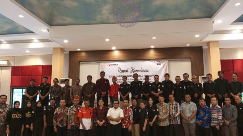 Pencegahan Politik Identitas, Bawaslu Bengkayang Gelar Giat Sosialisasi Pemilu Partisipatif; Magrina : Kerjasama elemen Masyarakat Cegah Isu Negatif