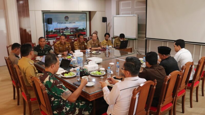 Gutmen  Pimpin Rapat Koordinasi Persiapan Pemilu Bersama Forkopimda