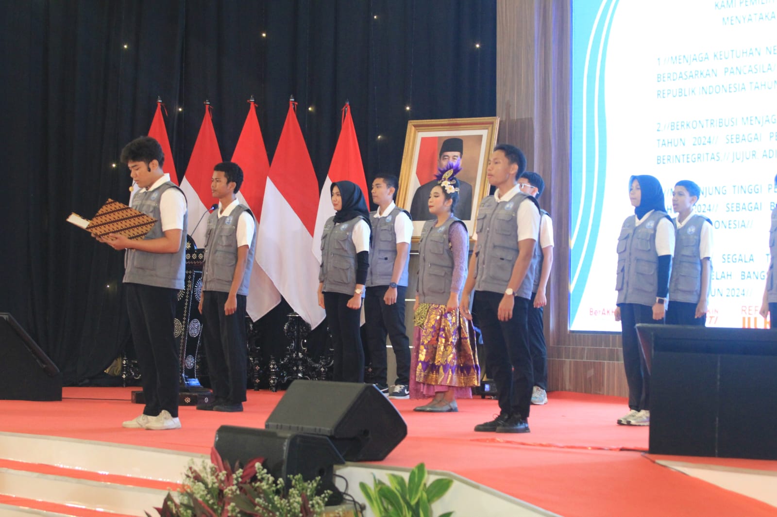 KICKOFF HARI HAM SEDUNIA KE-76 DEKLARASI PILKADA BAGI PEMILIH PEMULA