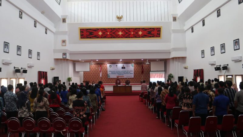 Gutmen  Buka Sosialisasi Aplikasi Elektronik Cuti Bagi ASN di Lingkungan Pemerintah Kabupaten Landak Tahun 2024