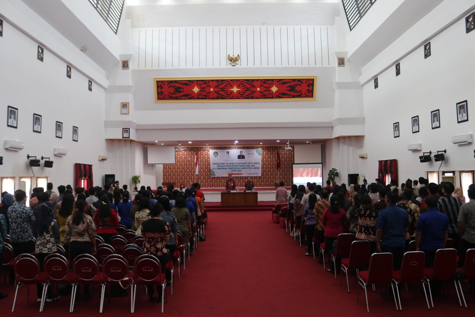 Gutmen  Buka Sosialisasi Aplikasi Elektronik Cuti Bagi ASN di Lingkungan Pemerintah Kabupaten Landak Tahun 2024