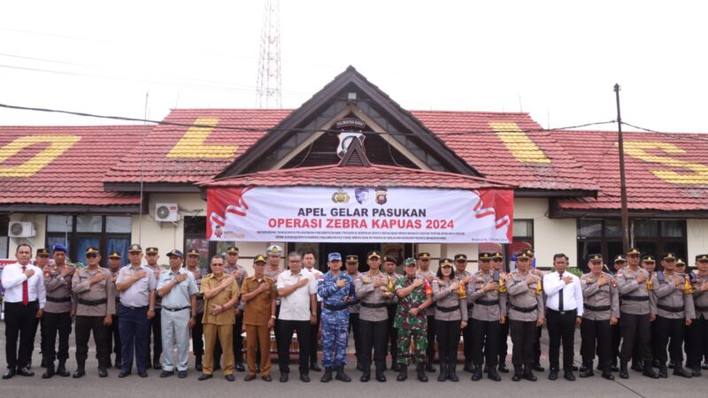 Gelar Apel Pasukan Operasi Zebra Kapuas 2024, Polres Bengkayang Tingkatkan Disiplin Berlalu Lintas Jelang Pilkada