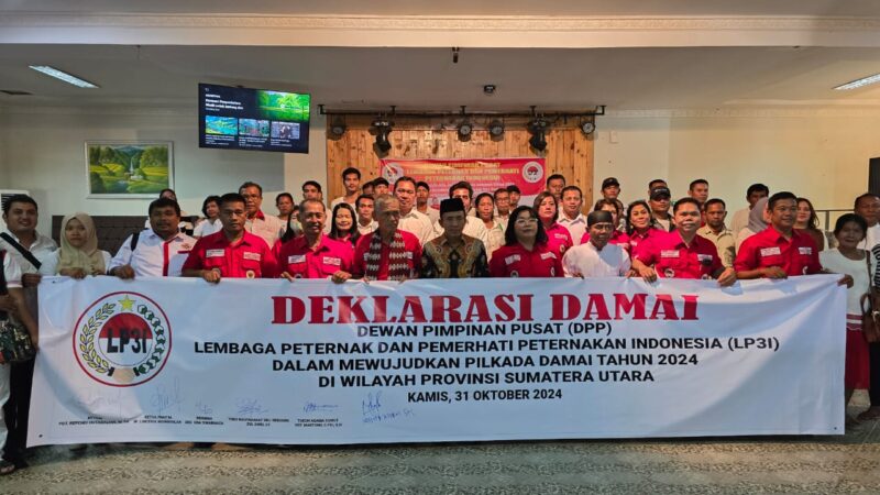 DPP Lembaga Peternak dan Pemerhati Peternakan Indonesia (LP3I) siap kawal Pilkada Serentak Sumut 2024