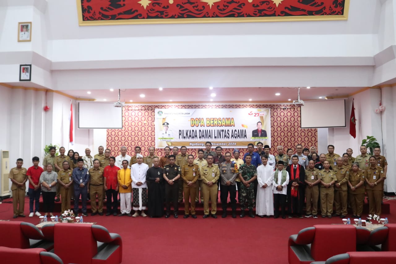 Pemerintah Kabupaten Landak Mengadakan Doa Bersama Lintas Agama Menyongsong Pilkada Damai 2024