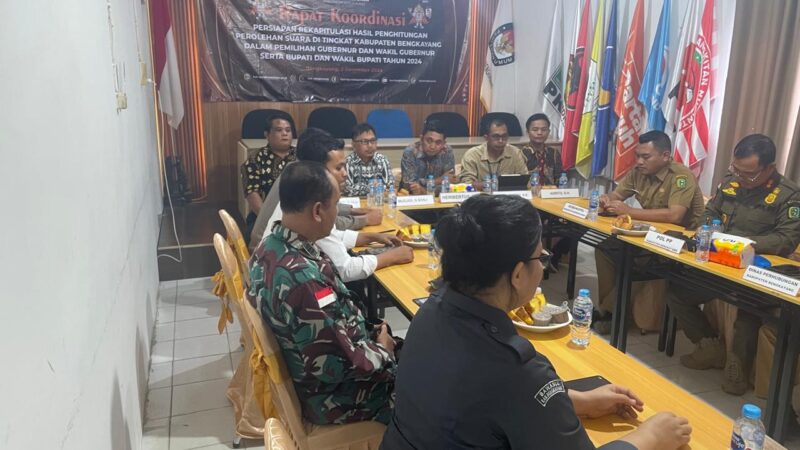 Bersama Forkopimda, KPUD Bengkayang Gelar Rakor Persiapan Pleno