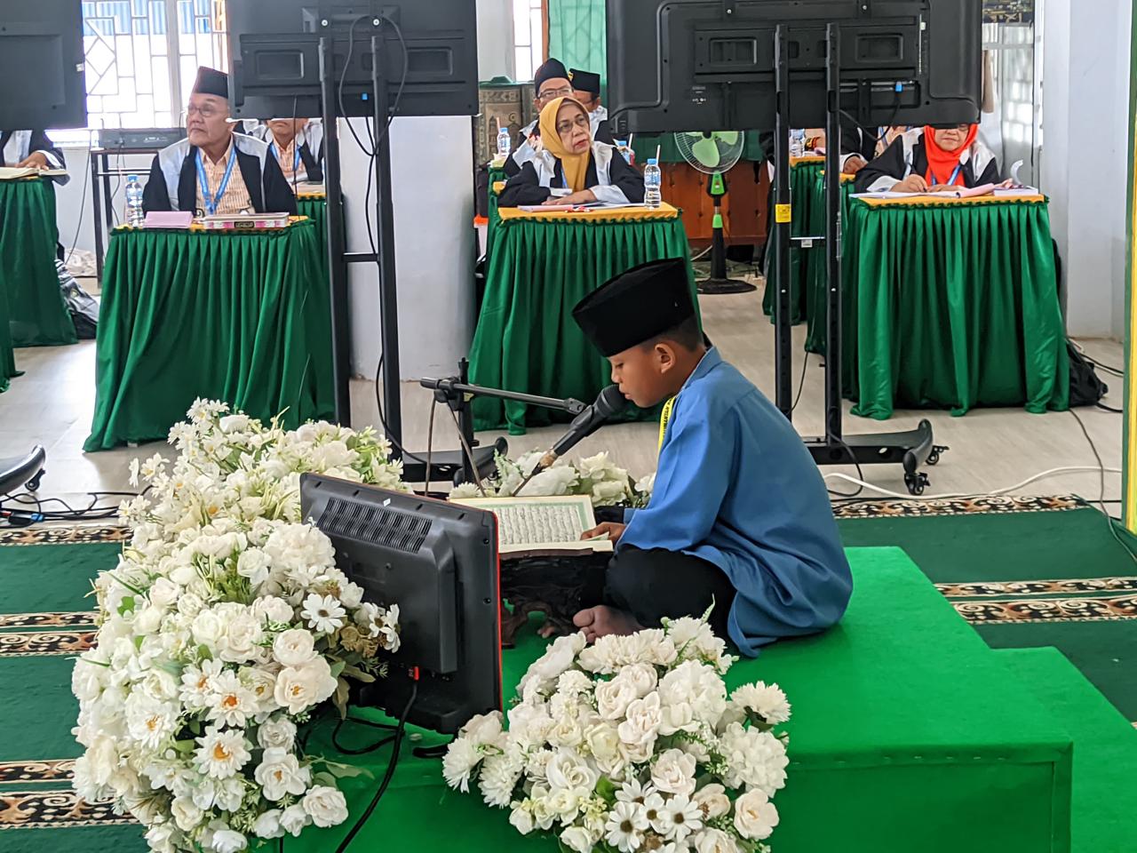 Hari Pertama Lomba MTQ Ke-32 Tingkat Provinsi Kalbar di Selenggarakan di Kabupaten Landak Berjalan Lancar