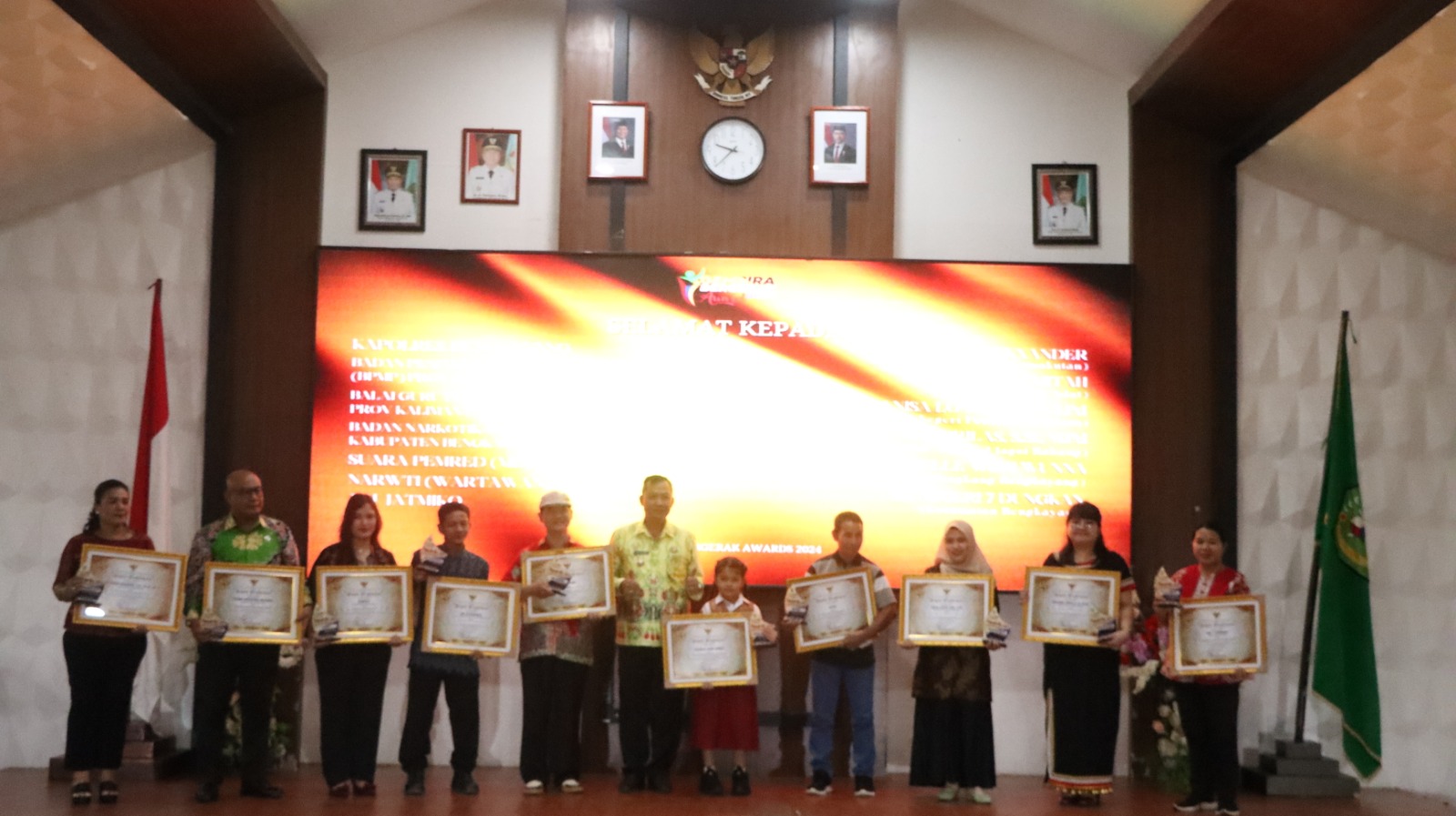 Gembira Bergerak Awards 2024, Kapolres Bengkayang Raih Penghargaan Program Sekolah Sehat