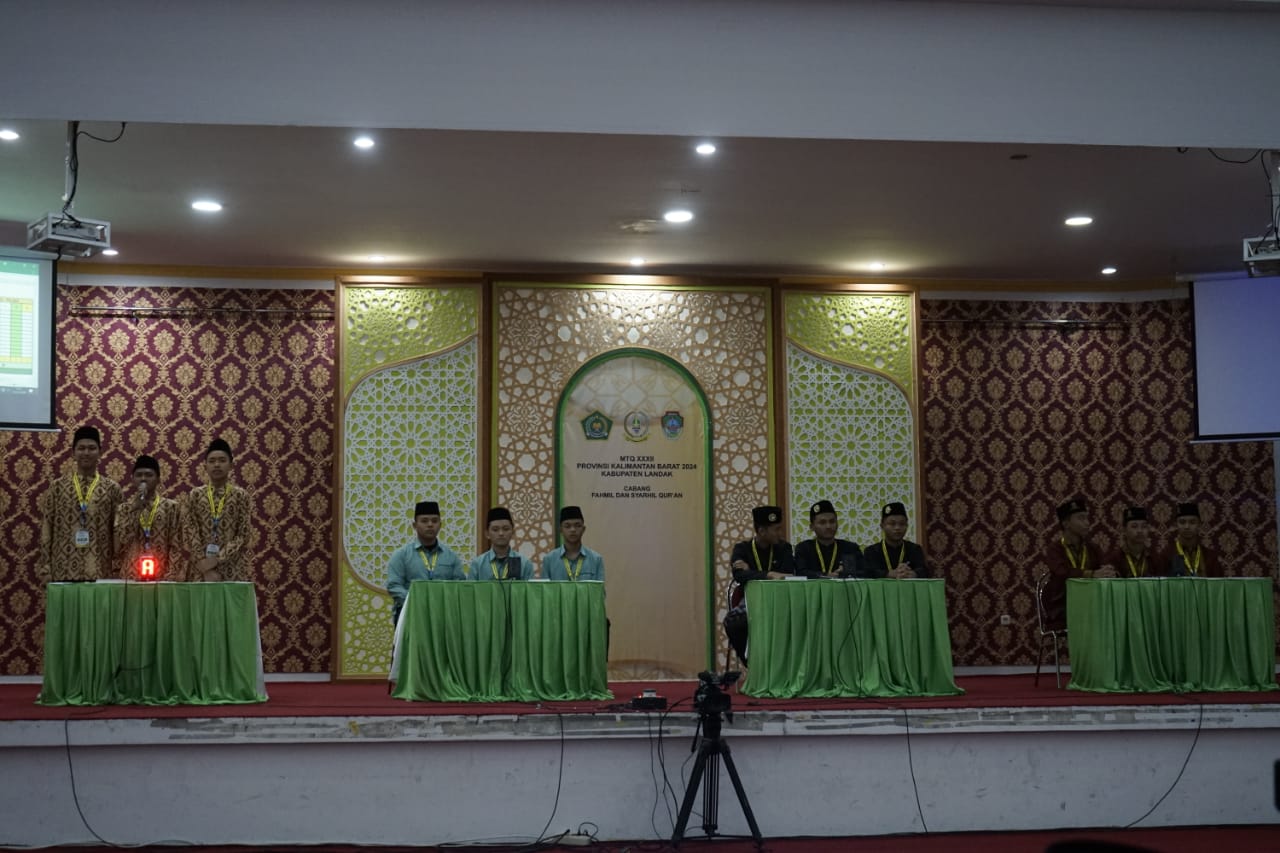 Pelaksanaan Lomba MTQ ke-32 Tingkat Provinsi Kalbar 2024 Masuki Babak Final