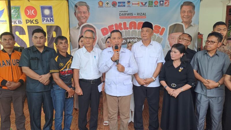 Gelar Deklarasi Kemenangan dan Syukuran Darwis-Rizal Pastikan Menangi Pilkada Bengkayang 2024