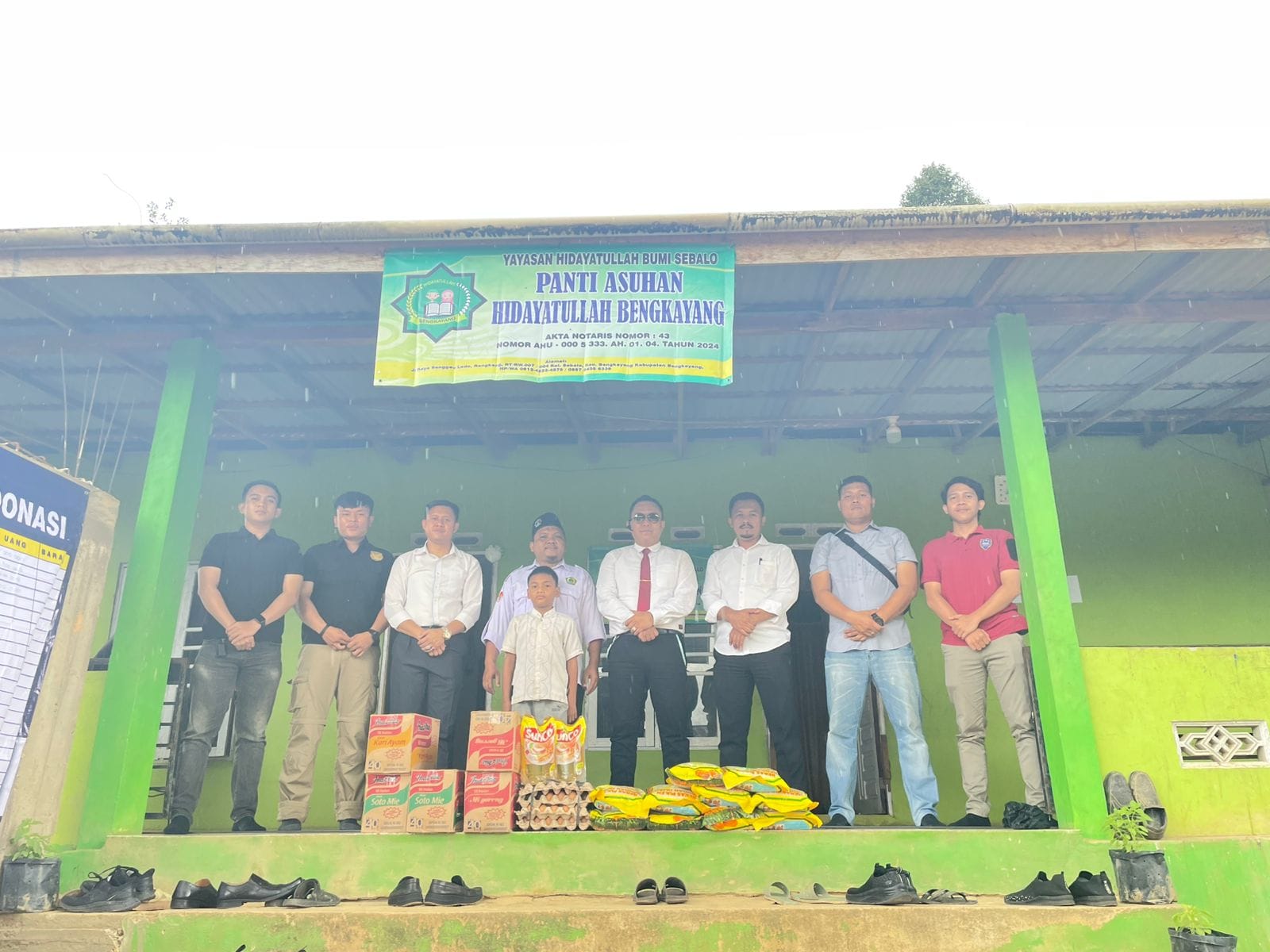 Satreskrim Polres Bengkayang Berikan Bantuan Sembako ke Panti Asuhan Hidayatullah