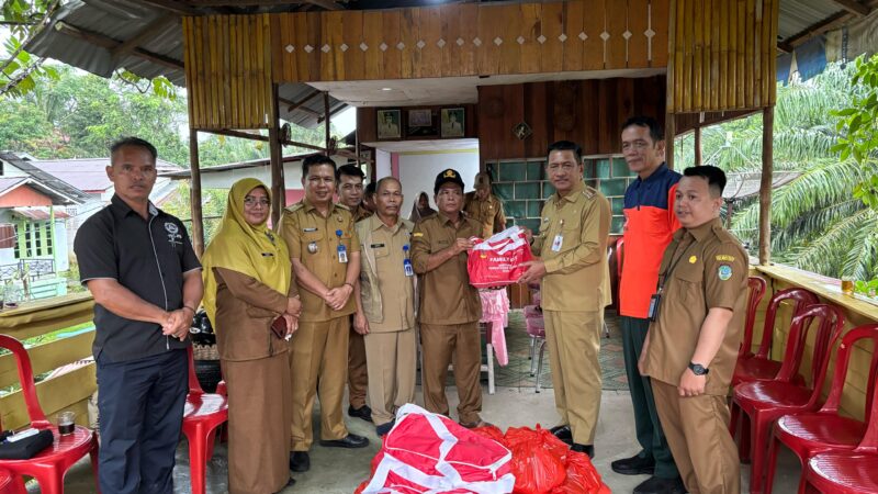 Tinjau Wilayah Pasca Terdampak Banjir di Munggu, Gutmen Nainggolan  Berikan Puluhan Paket Bantuan