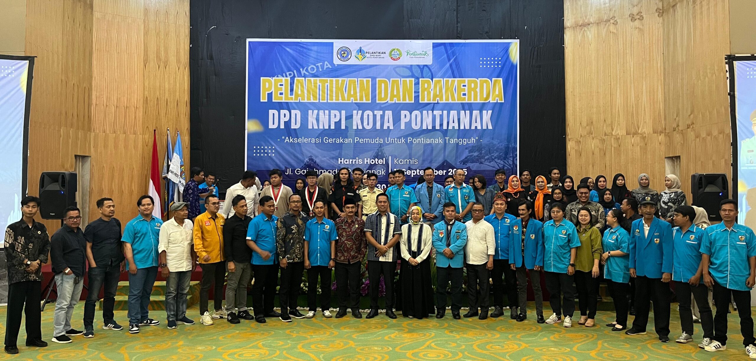 Nurat, S.E Lantik Kepengurusan DPD KNPI Kota Pontianak
