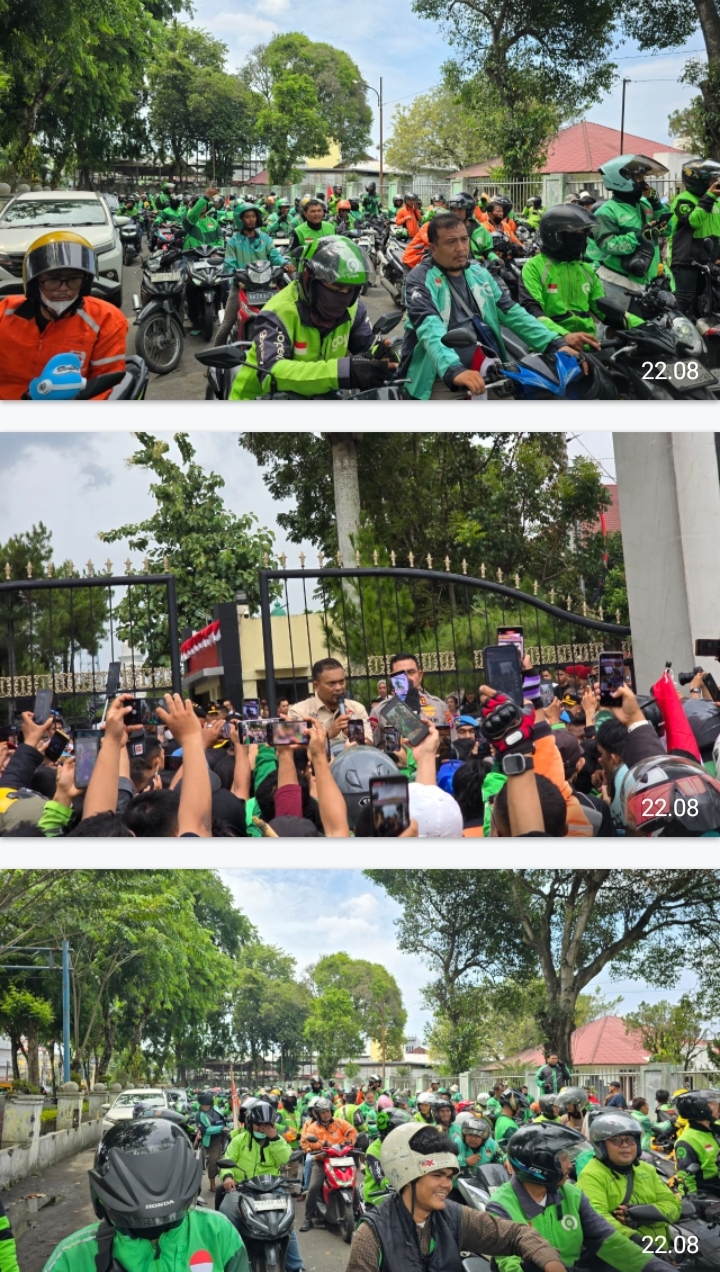 Godams Gelar Aksi Solidaritas, Kapoldasu Temui Massa