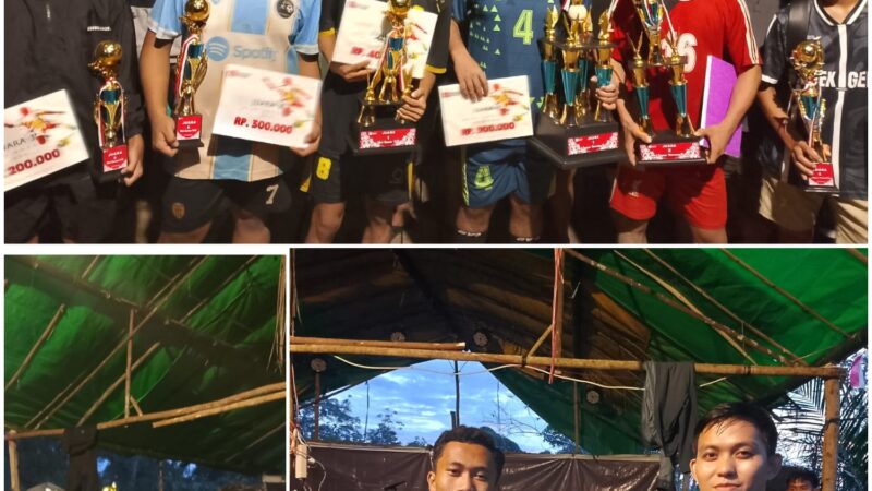 Final Mini Soccer HUT Ke-80 RI Desa Kerohok Berlangsung Meriah, Pal 99 Raih Juara