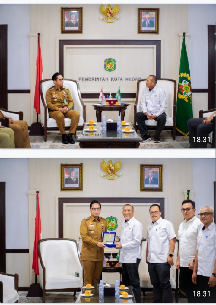 Region Head PTPN I Regional 1 Bersilaturahmi dengan Wali Kota Medan