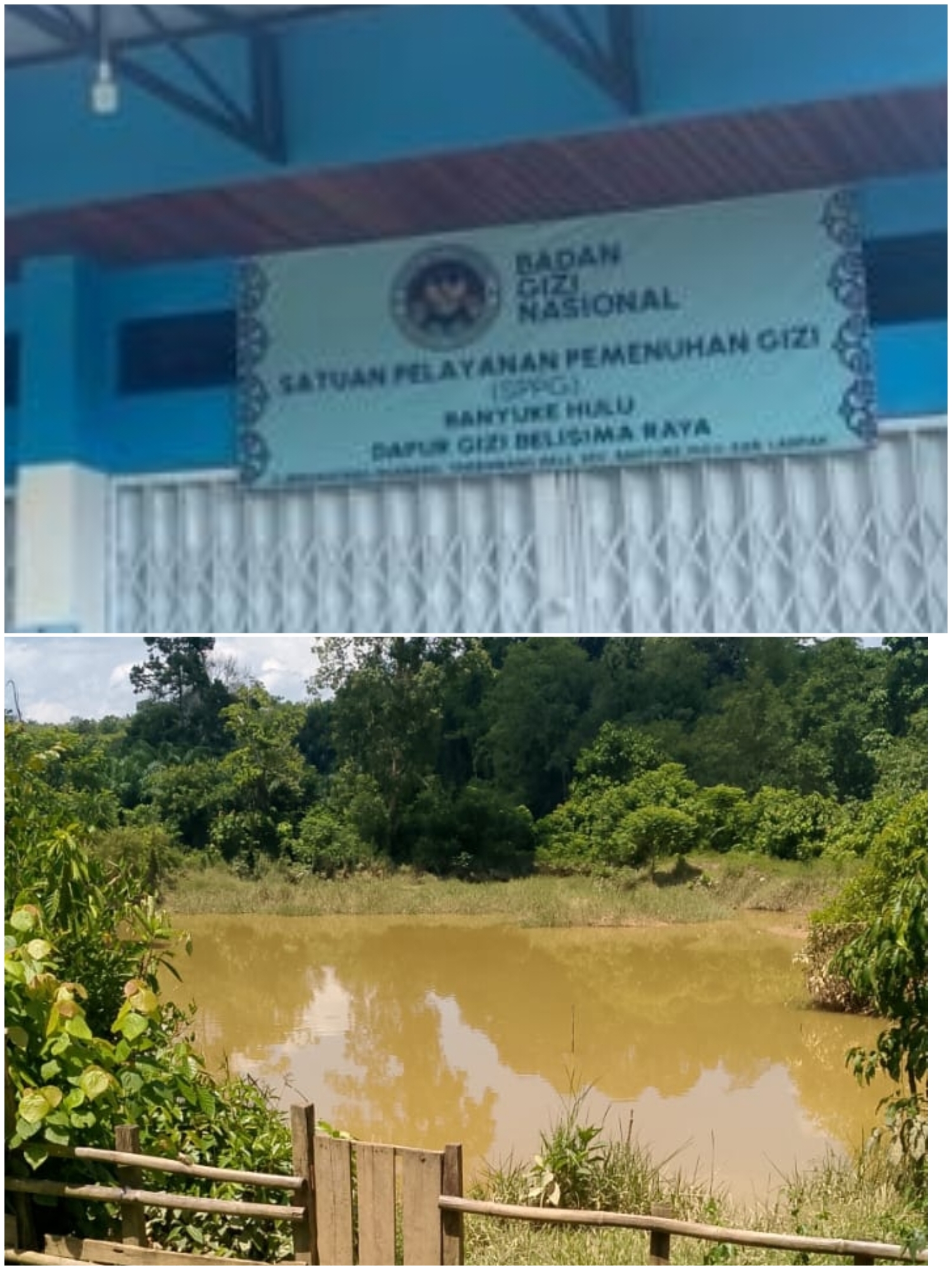 Ketua RT 04 Desa Tembawang Bale, Keluhkan Pembuangan Limbah Dari Dapur SPPG