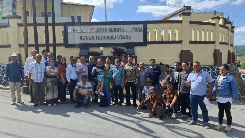 Pomparan Raja Sonakmalela Apresiasi atas kinerja Polres Tapanuli Utara Telah Melakukan Penahanan Terhadap Tersangka dalam Perkara Pelecehan Terhadap Anak 4,5 Tahun