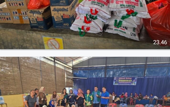 RSUD Pancur Batu Peduli Korban Banjir: Bantuan Sembako Disalurkan melalui Pustu Simalingkar