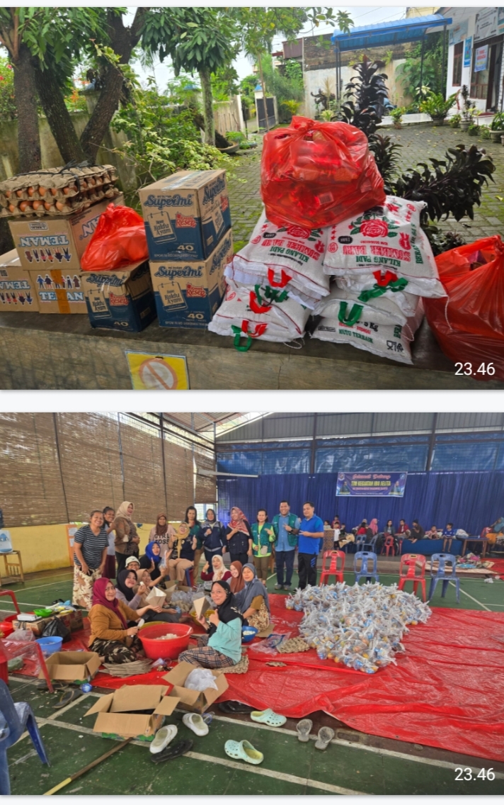 RSUD Pancur Batu Peduli Korban Banjir: Bantuan Sembako Disalurkan melalui Pustu Simalingkar