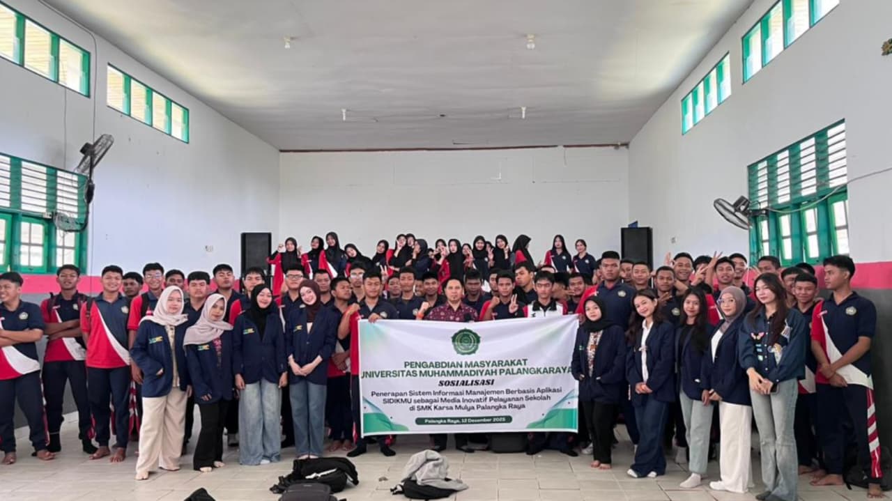 Percepat Digitalisasi Pendidikan, UMPR Sosialisasikan SIDIKMU di Palangka Raya