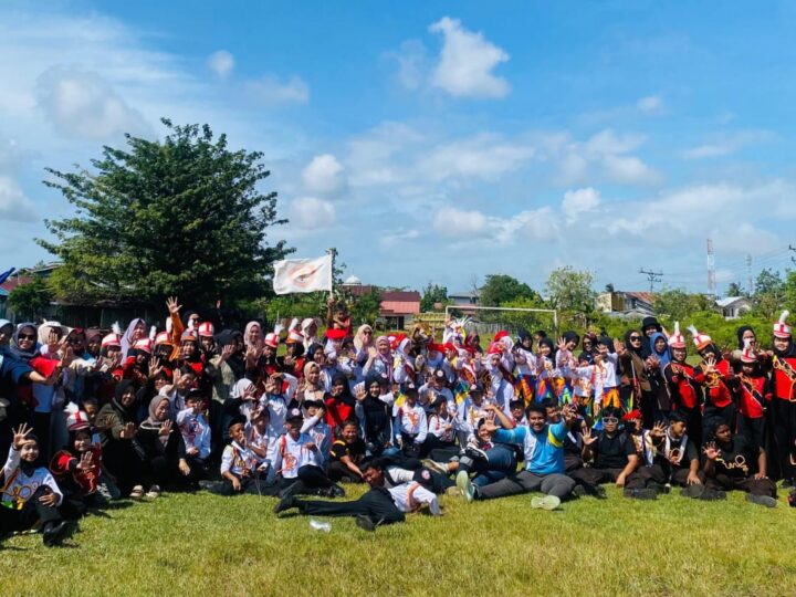 Bangkit dengan Tekad, Drumband Gita Pesona Nusantara SDN 05 Delta Pawan Kembali Sabet Juara 1