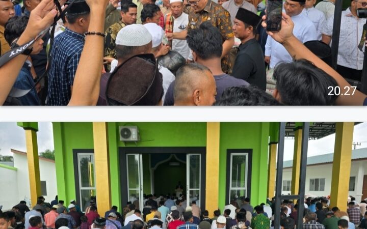Gelar Salat Jumat Perdana, Jadikan Masjid Sebagai Sumber Kebaikan