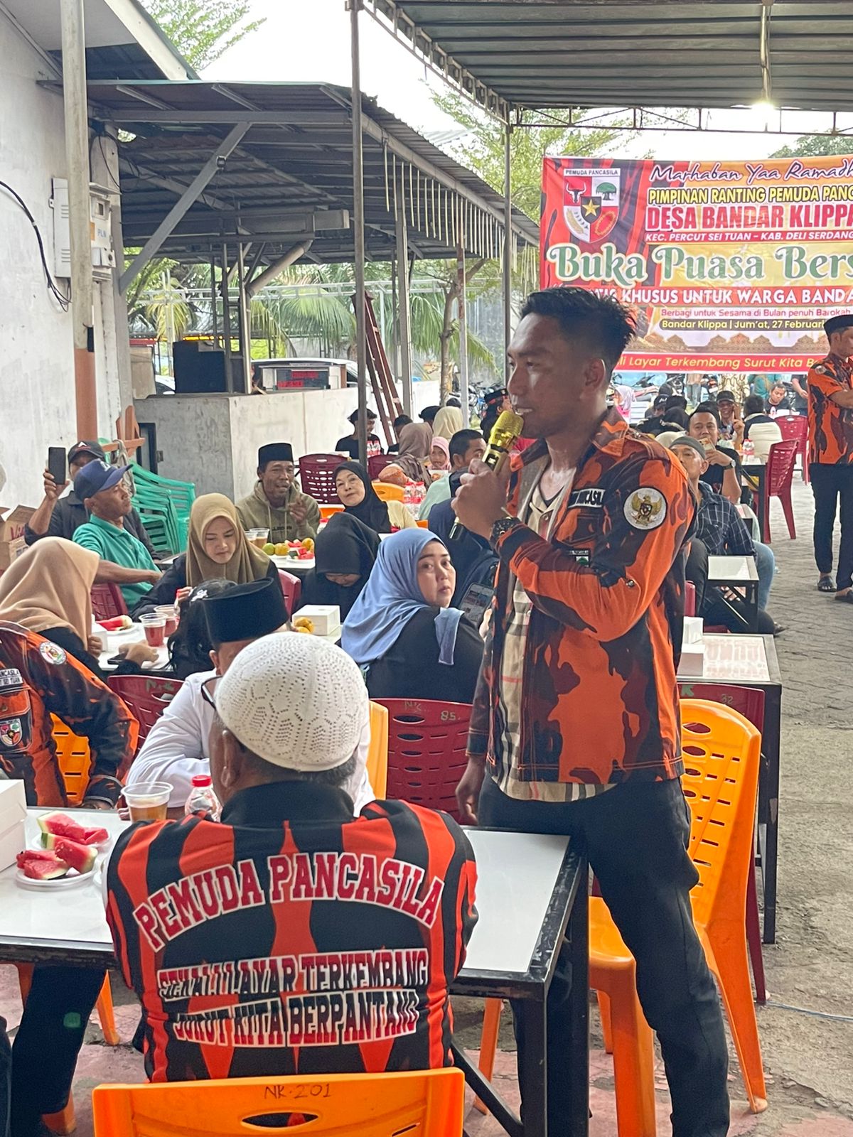 Indahnya Berbagi di Bulan Suci, PP Bandar Klippa Hadir Menguatkan Ukhuwah