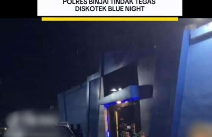 Diduga Jadi Tempat Peredaran Narkoba,  Kapoldasu Diminta Tindak Blue Nigh