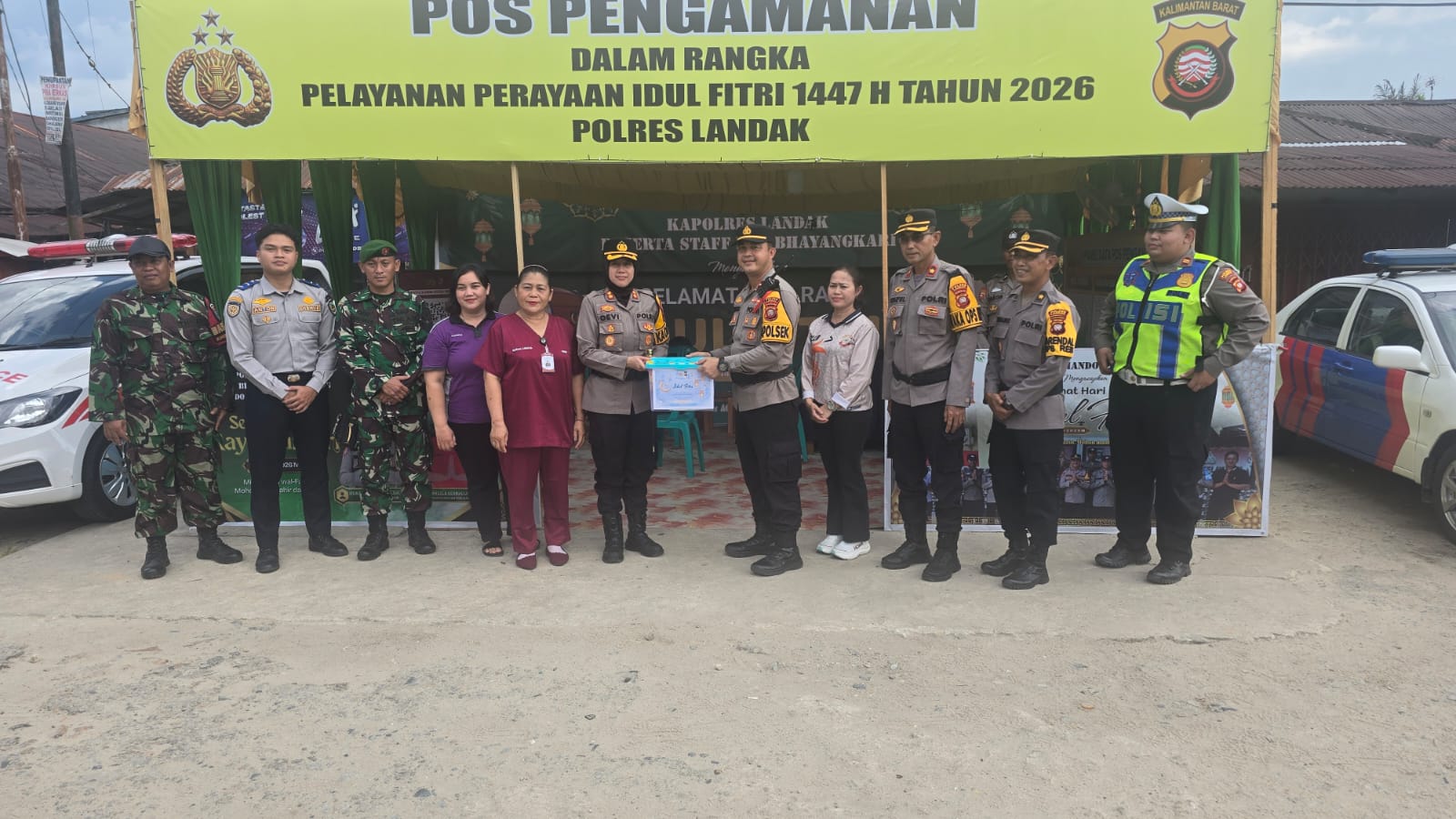 Kapolres Landak Laksanakan Kunjungan kerja Ke Jajaran Polsek