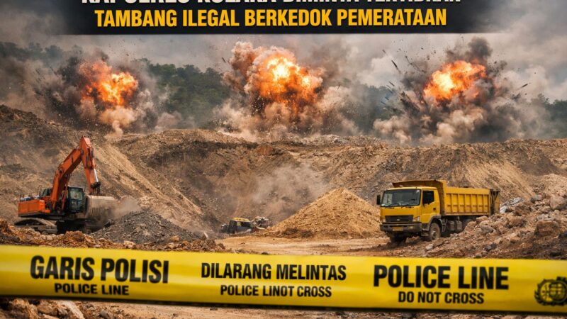 Kapolres Kolaka Diminta Tertibkan Tambang Ilegal Berkedok Pemerataan