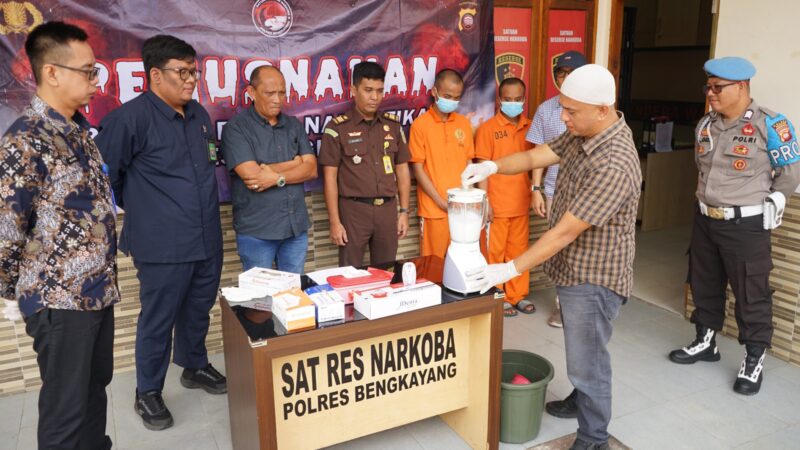 Polres Bengkayang Musnahkan Sabu 10,04 Gram, Tegaskan Komitmen Perangi Narkotika