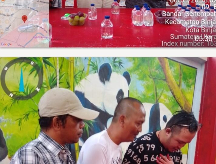 Saling Maaf Memaafkan, Redaksi Sumut Terkini ID Bertemu Silaturahmi dengan Pengurus Klenteng Thai Seng Hut Co di Bandar Sinembah