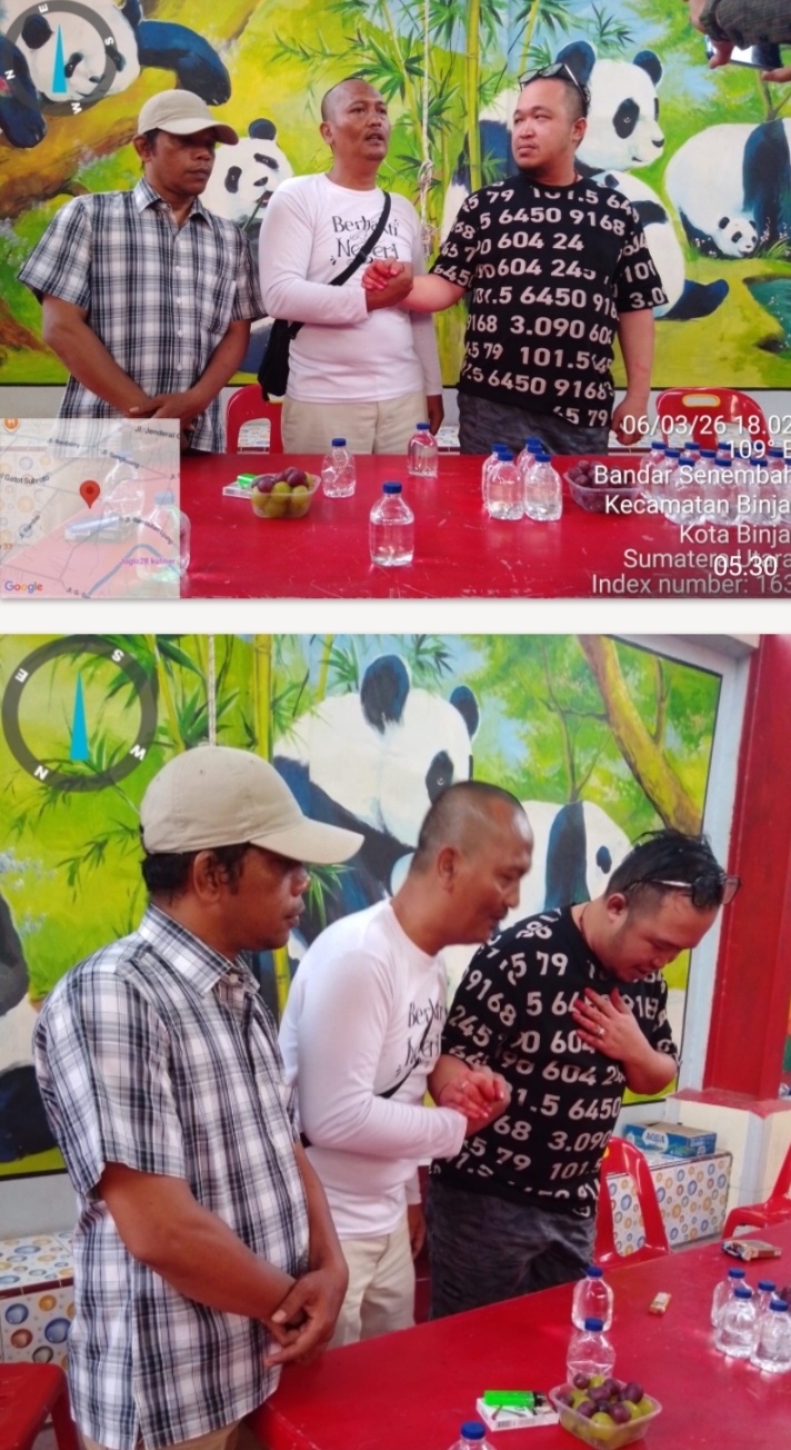 Saling Maaf Memaafkan, Redaksi Sumut Terkini ID Bertemu Silaturahmi dengan Pengurus Klenteng Thai Seng Hut Co di Bandar Sinembah