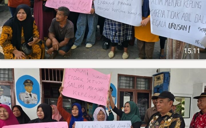 Emak- emak Geruduk Kantor Camat, Ada Dugaan Suap  Pengangkatan Kepling IX Pulo Brayan Bengkel