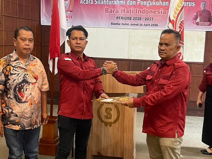 Pengukuhan DPP BARA HATI Indonesia Digelar di Aula Siantar Hotel, Tekankan Solidaritas dan Transparansi