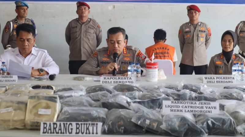 Satres Narkoba Polresta Deliserdang Gagalkan Peredaran 53 Kg Sabu Asal Malaysia