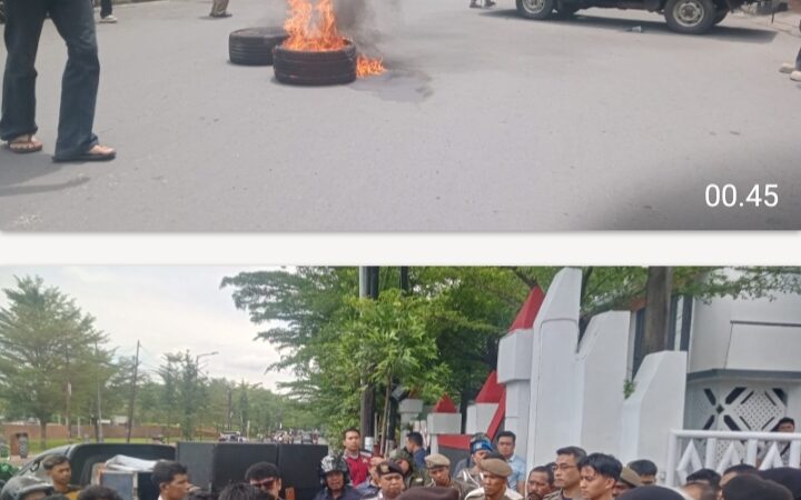 Ratusan Massa Geruduk Kantor Bupati Gowa, Usung Tema “Gowa Darurat” Desak Usut Skandal Pejabat