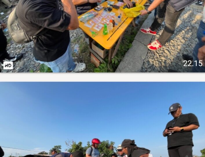 Satres Narkoba Gerebek Dua Sarang Narkoba Bantaran Rel