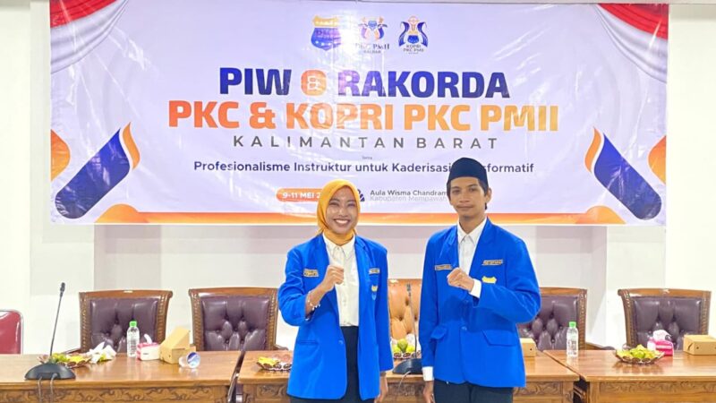 Ketua PC dan Ketua KOPRI PC PMII Ketapang Jadi Peserta Delegasi dalam PIW dan RAKORDA PKC PMII Kalimantan Barat