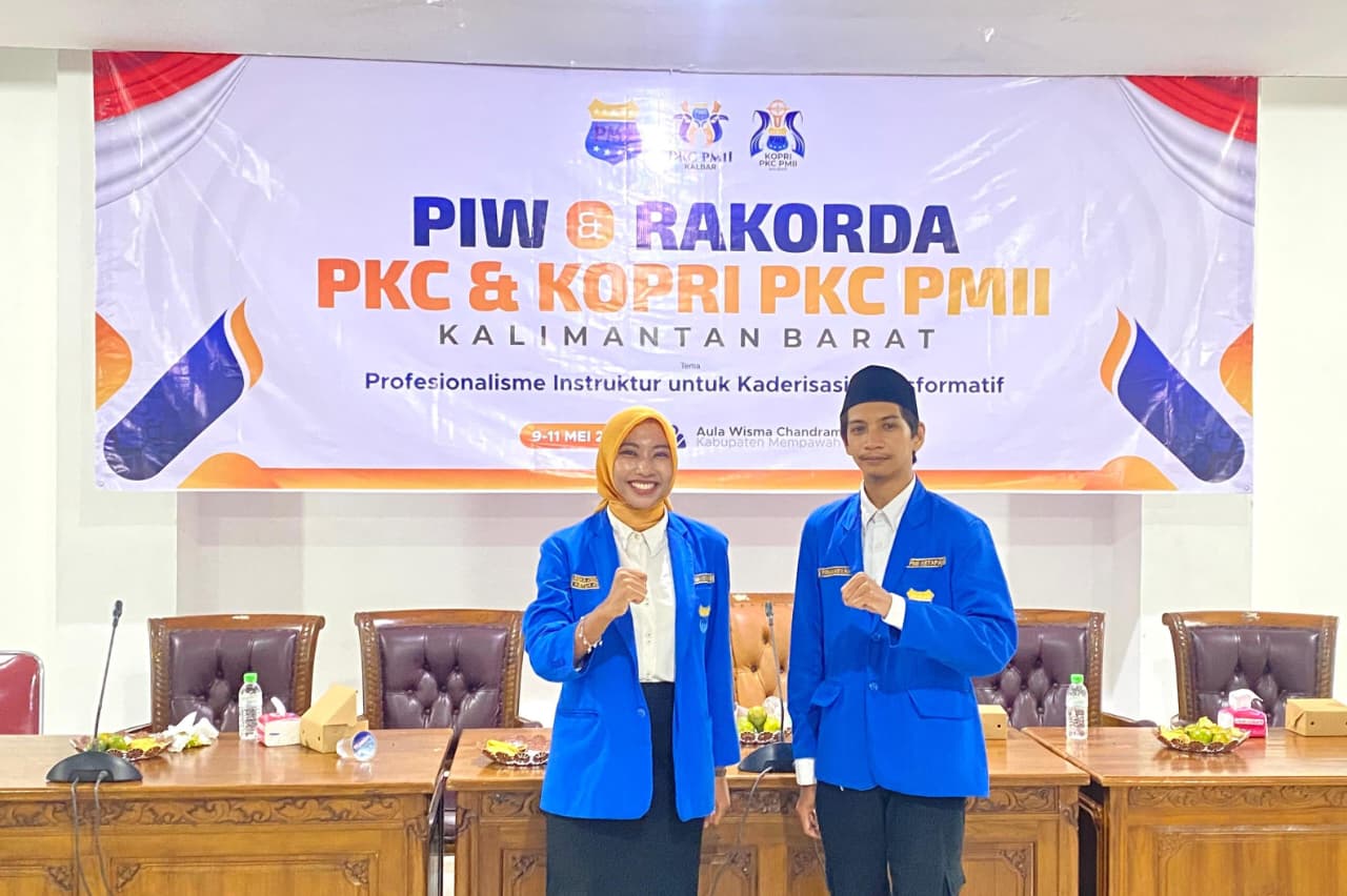 Ketua PC dan Ketua KOPRI PC PMII Ketapang Jadi Peserta Delegasi dalam PIW dan RAKORDA PKC PMII Kalimantan Barat