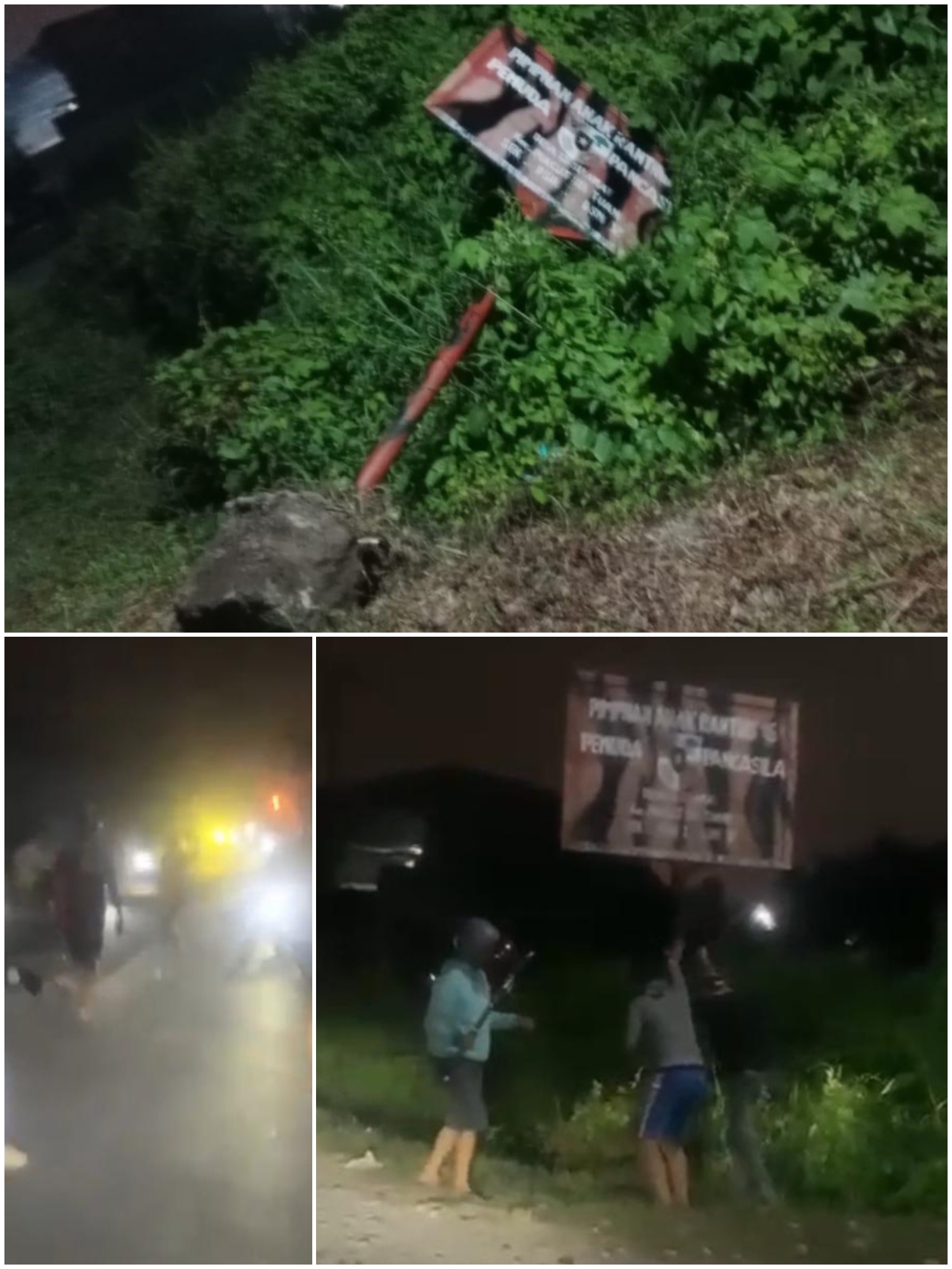 Pengerusakan Plank Pemuda Pancasila Diduga Disengaja, PAC PP Percut Sei Tuan Siap Tempuh Jalur Hukum