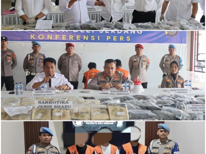 Gagalkan Peredaran Narkoba Skala Besar, Kinerja Kapolresta Dan Katres Narkoba Polresta Deliserdang Banjir Apresiasi