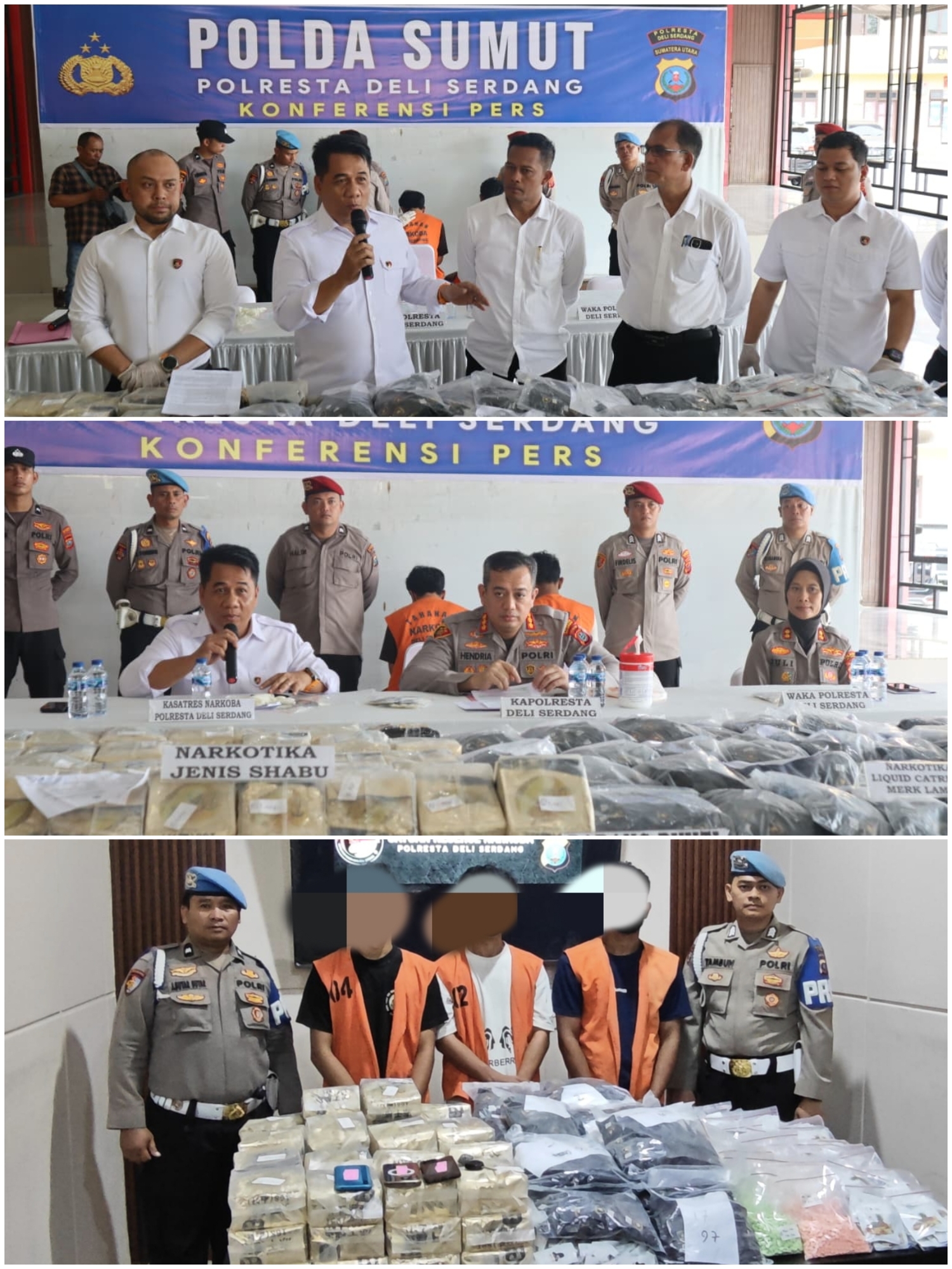 Gagalkan Peredaran Narkoba Skala Besar, Kinerja Kapolresta Dan Katres Narkoba Polresta Deliserdang Banjir Apresiasi