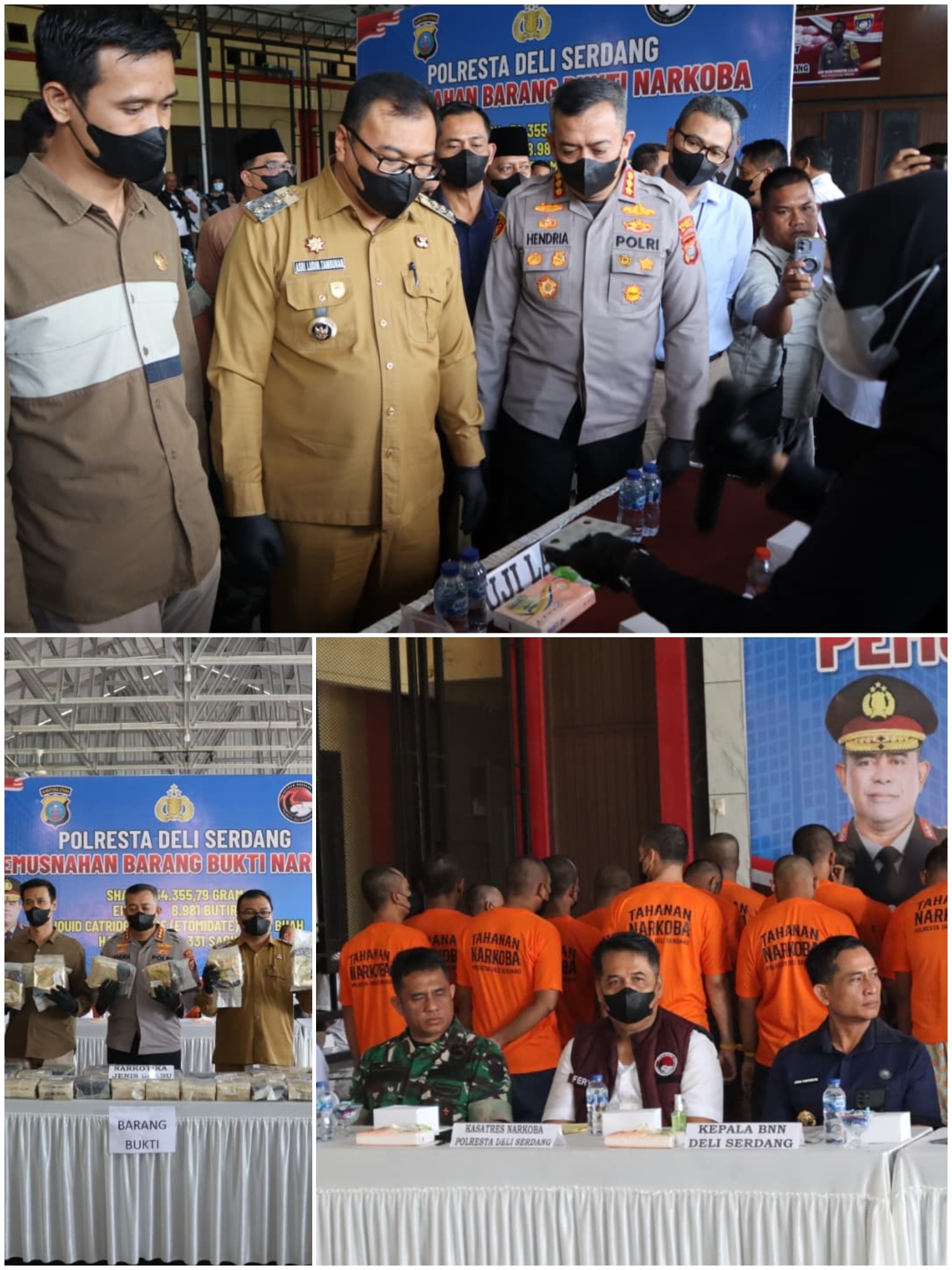 Empat Bulan, Polresta Deliserdang Musnahkan 89 Kg Sabu